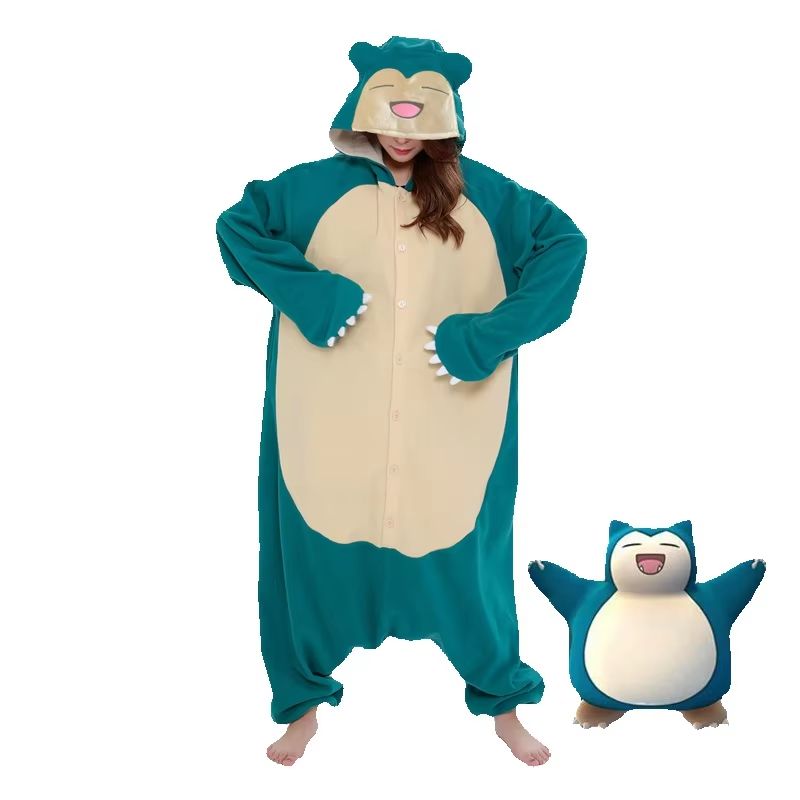 Xl Women'S Fashion - Kostium Onesie Snorlax Cosplay, świąteczna piżama