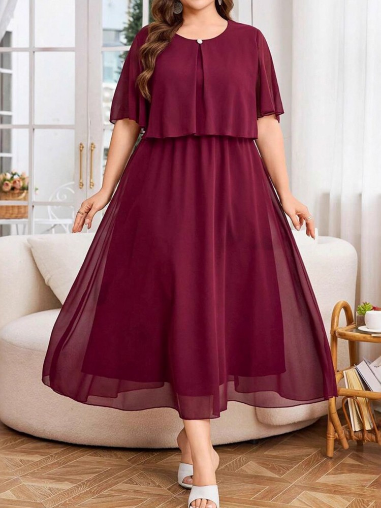 Xl Women'S Fashion - Odzież Plus Size XL-5XL Sukienki Damskie