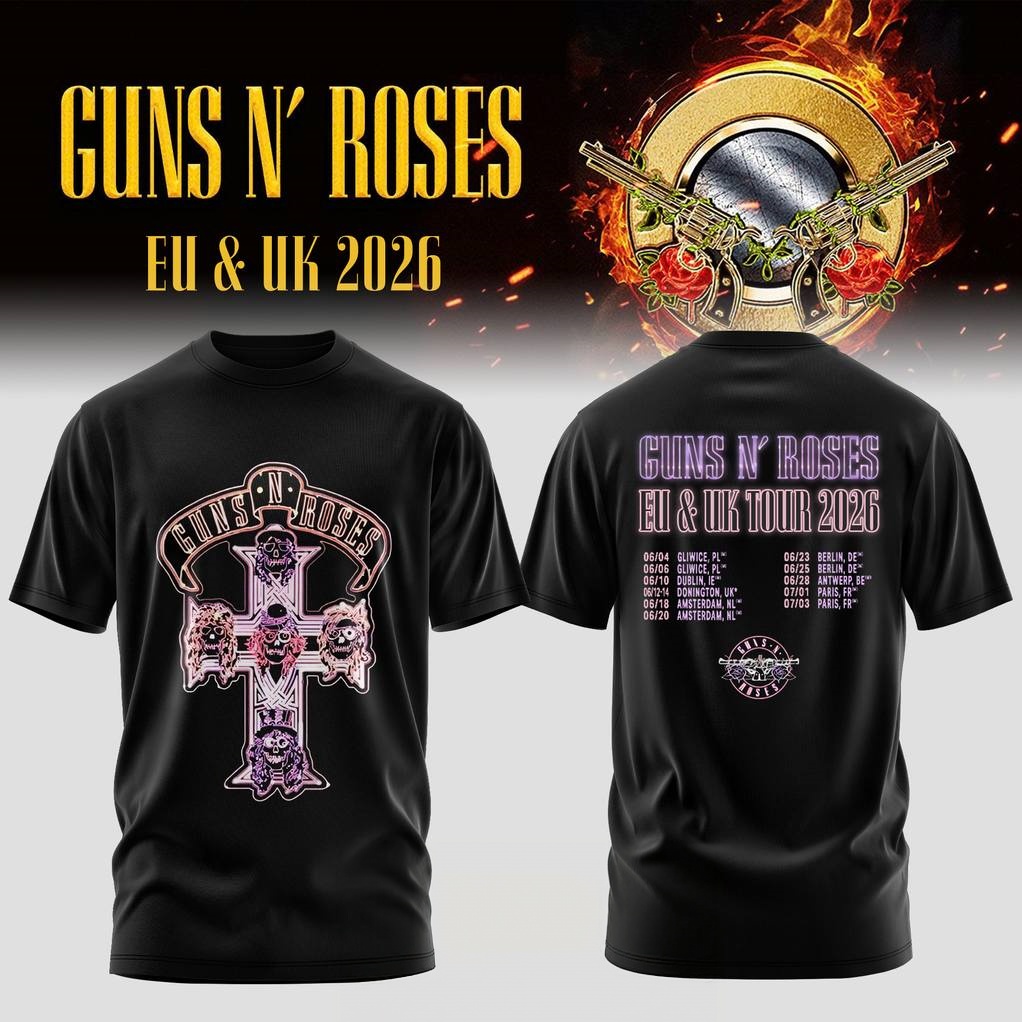 Women Fashion Uk - Koszulka z grafiką Guns N' Roses