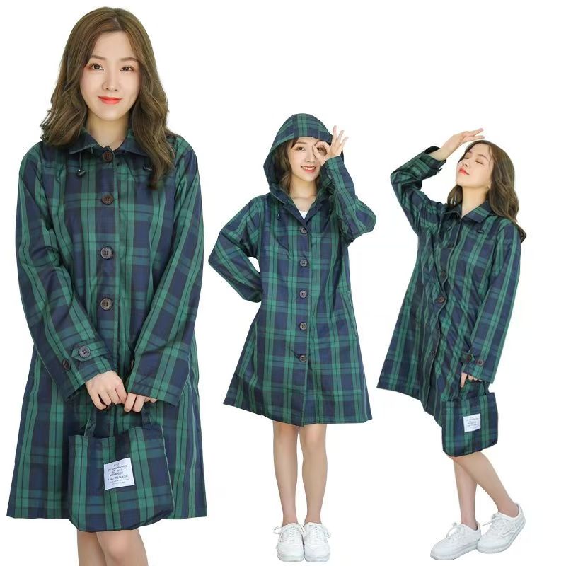Women'S Fashion Rain Jacket - Damski oddychający płaszcz przeciwdeszczowy Lekki płaszcz