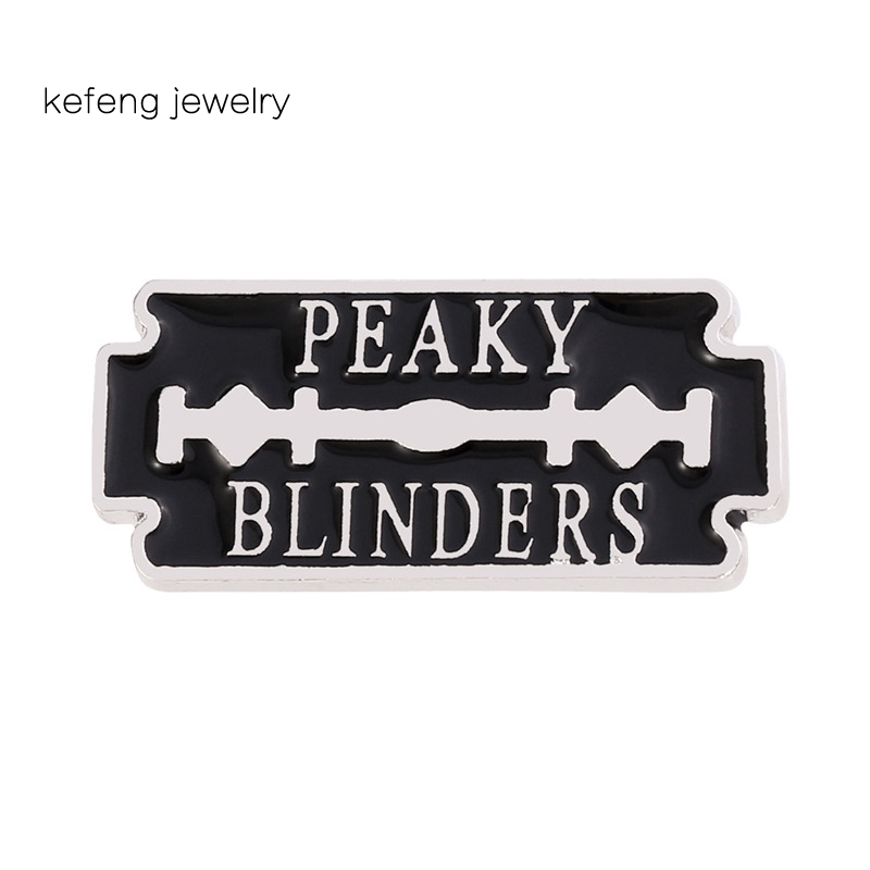 Women'S Fashion Peaky Blinders - Przypinka z motywem Peaky Blinders, metalowa