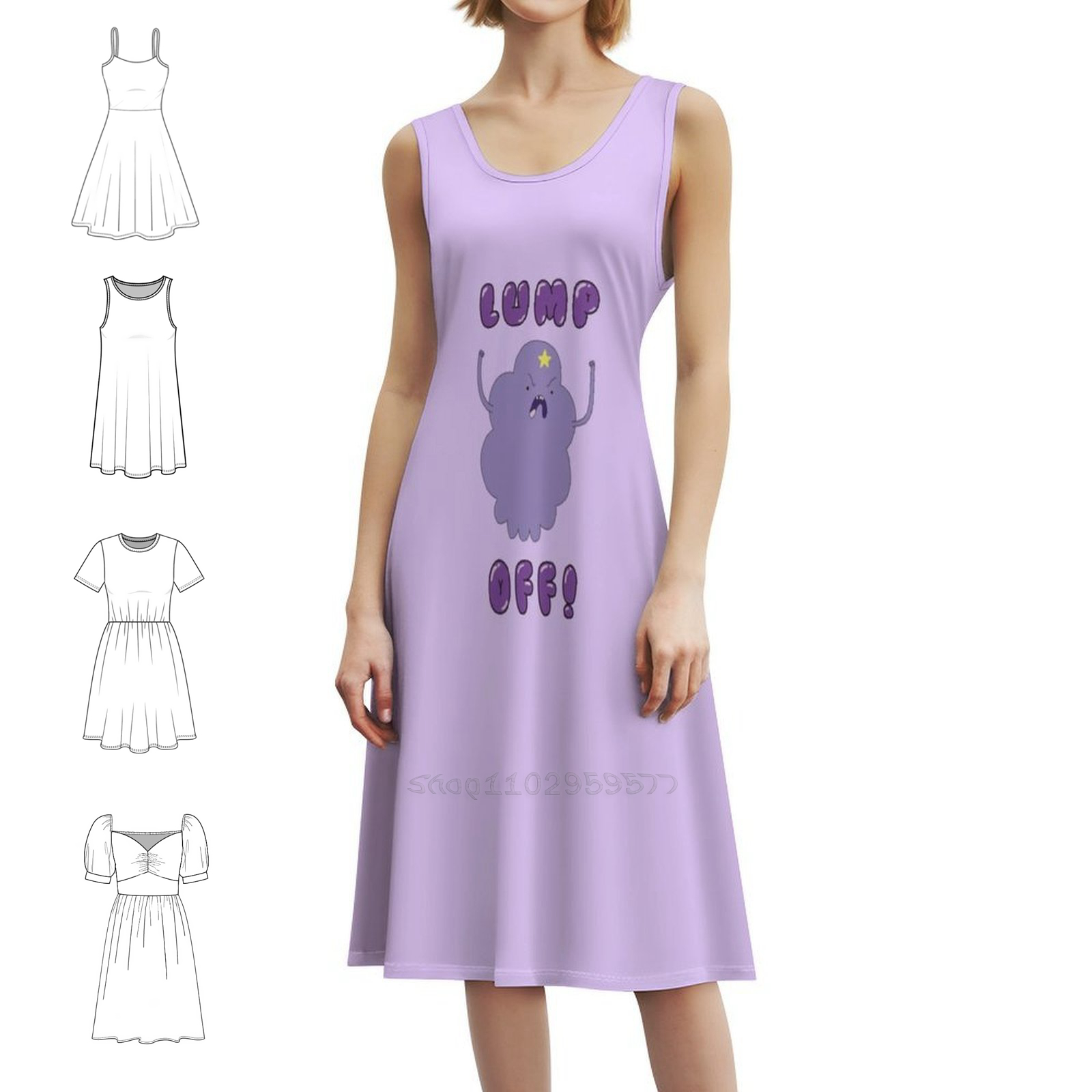 Smocked Dress Women - Zrzut! Sukienka w kwiaty dla kobiet,