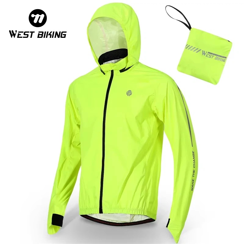 Women'S Fashion Rain Jacket - WEST BIKING Kurtka rowerowa męska i