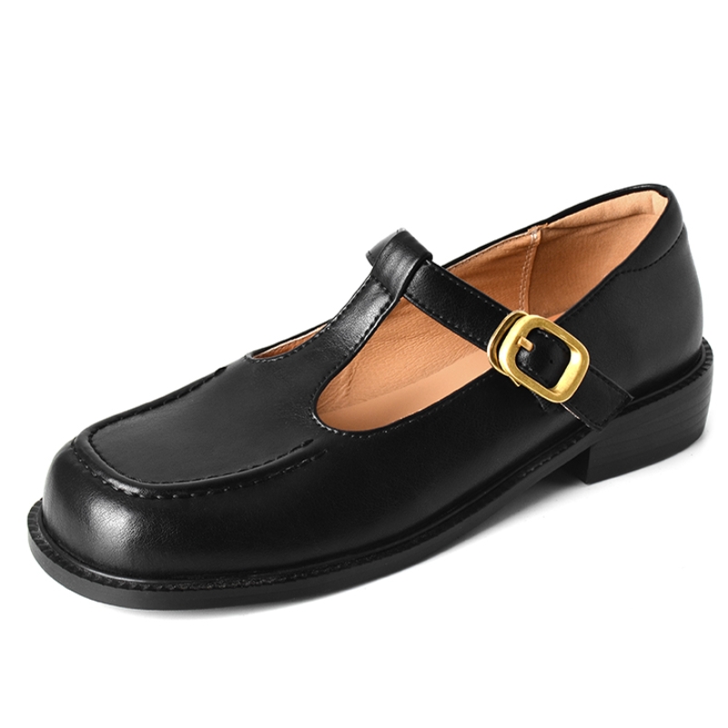 Women'S Fashion Walking Shoes - Damskie casualowe baleriny ze skóry naturalnej,