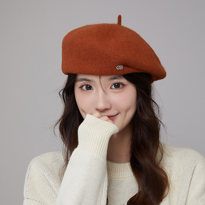 Women'S Fashion Labels - Nowa moda Zimowy wełniany beret dla