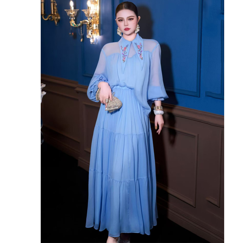 Xl Women'S Fashion - Wiosenny, elegancki komplet damski: bluzka z