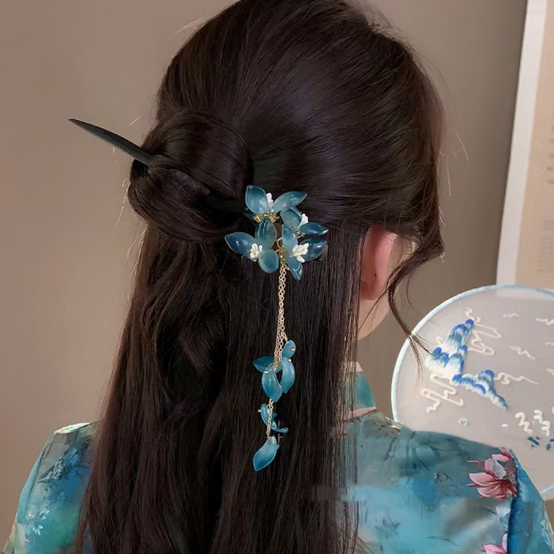 Nowy chiński styl niebieskie s – Women Fashion Hair Style recenzja i cena