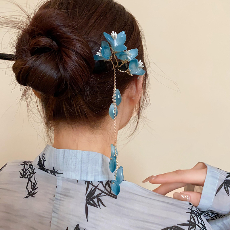 Nowy chiński styl niebieskie s – Women Fashion Hair Style recenzja i cena