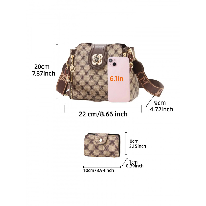 Torba na ramię z nadrukiem w s – Crossbody Bag Women recenzja i cena