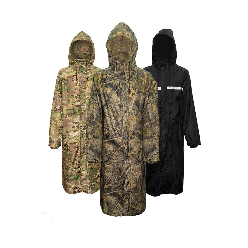 Kamuflaż długi płaszcz przeciw – Women'S Fashion Rain Jacket recenzja i cena