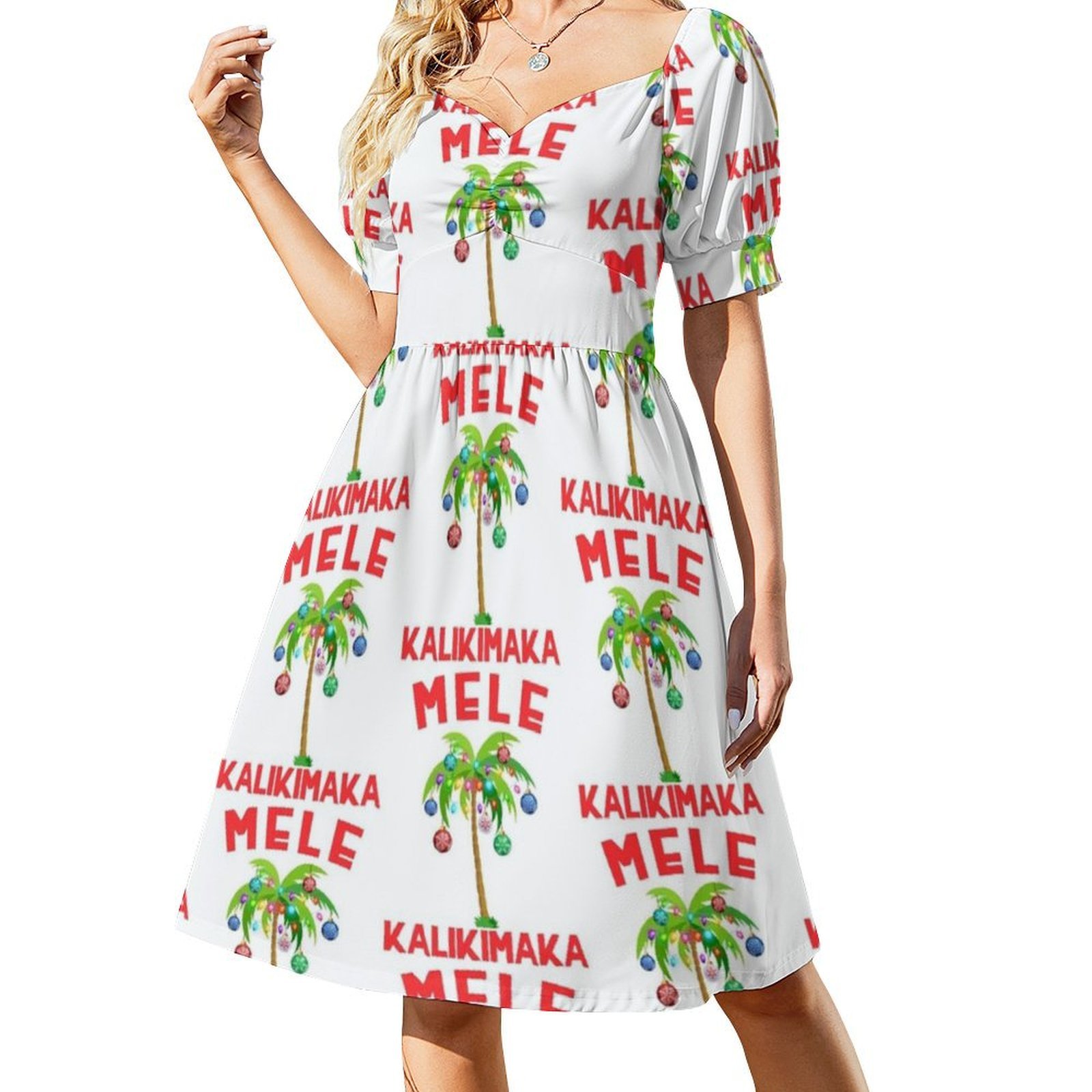 Mele Kalikimaka - Hawajska Świ – Smocked Dress Women recenzja i cena