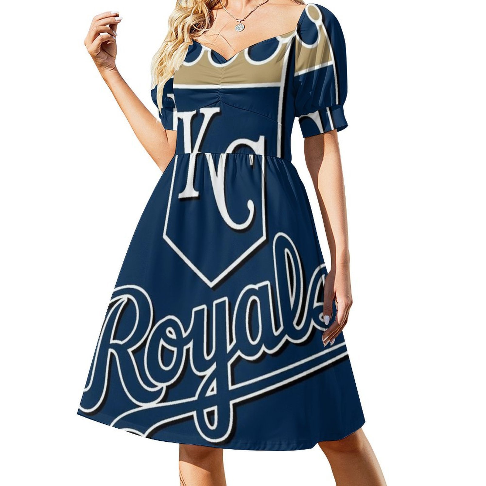 Sukienka damska Kc Royals z kw – Smocked Dress Women recenzja i cena