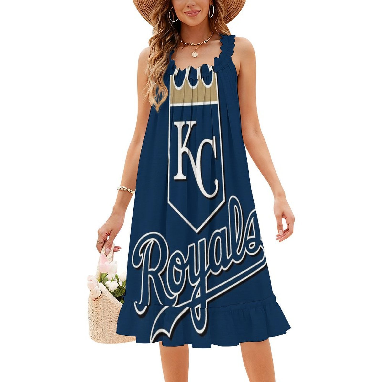Sukienka damska Kc Royals z kw – Smocked Dress Women recenzja i cena