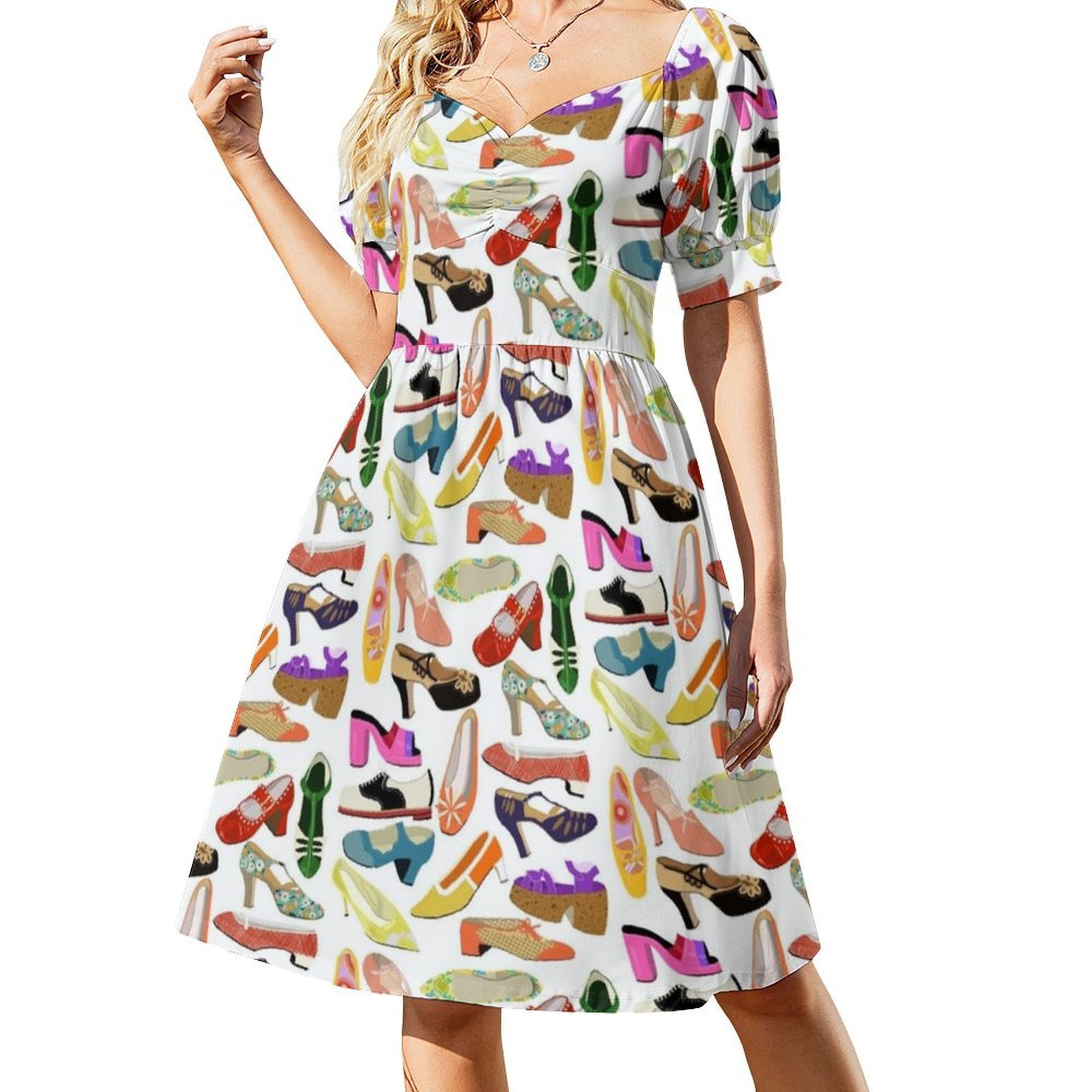 Kolekcja butów vintage Sukienk – Smocked Dress Women recenzja i cena