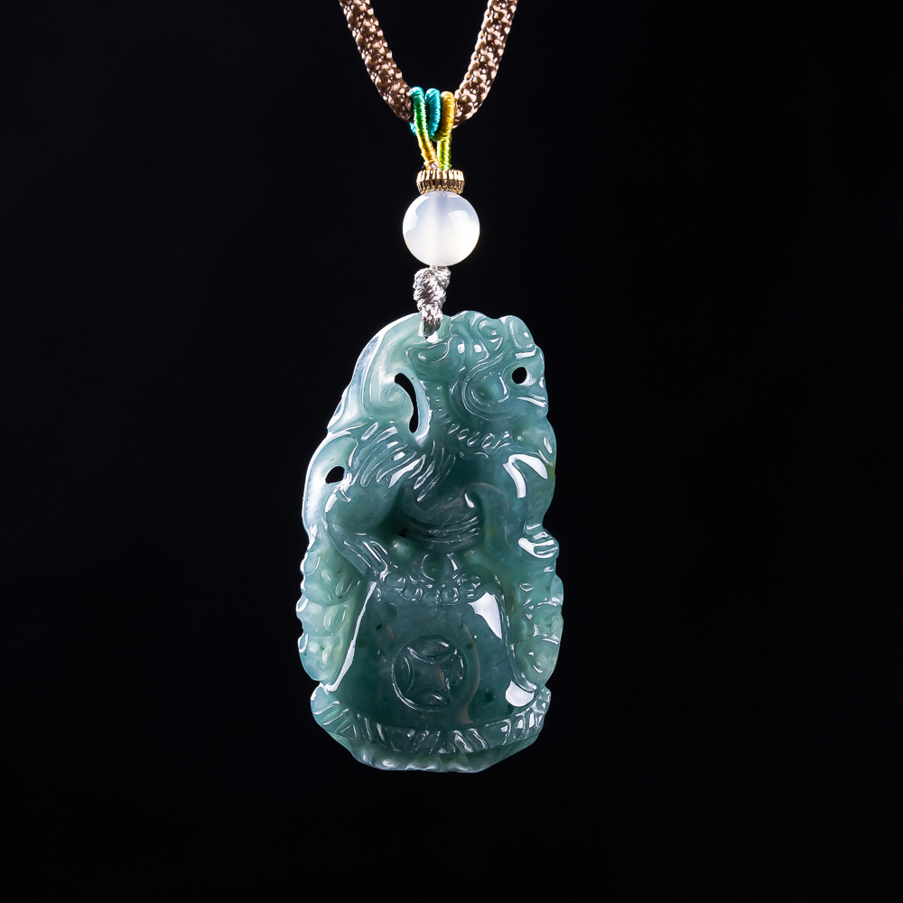 Wisiorek Pixiu z jadeitu birma – Women Fashion Necklace recenzja i cena