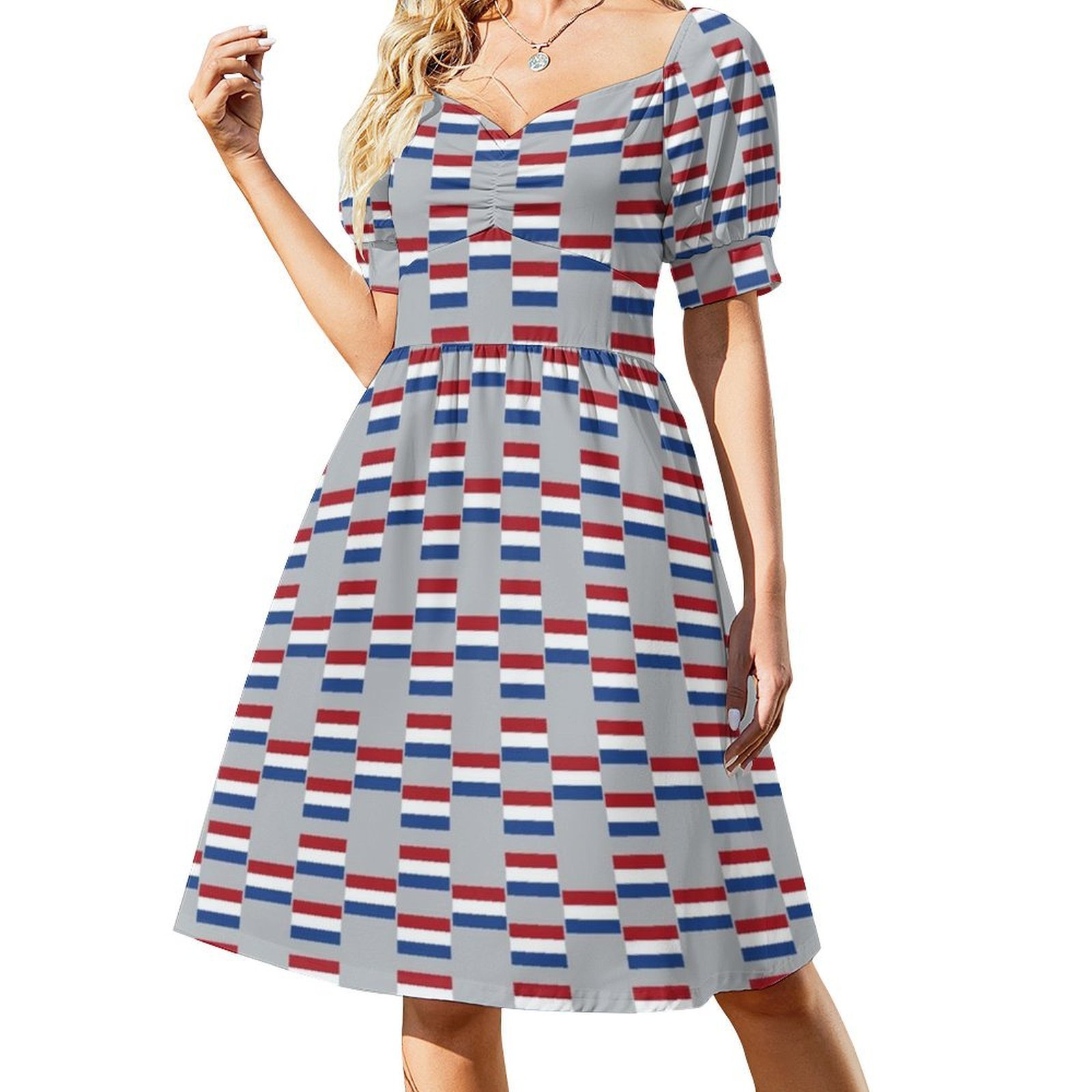 Sukienka damska w kwiaty z fla – Smocked Dress Women recenzja i cena