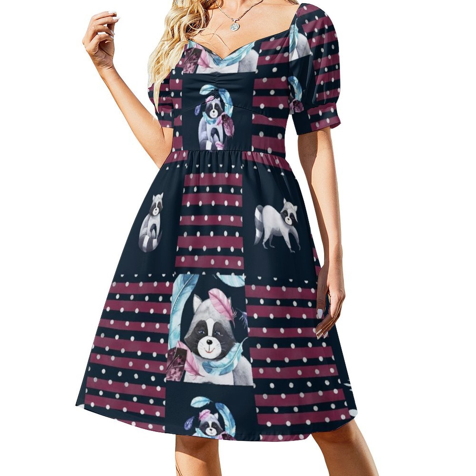 Sukienka damska wiosenno-letni – Smocked Dress Women recenzja i cena