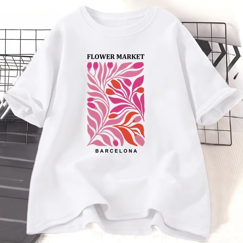 Koszulka Damska z Motywem Kwia – Women'S Fashion Market Size recenzja i cena