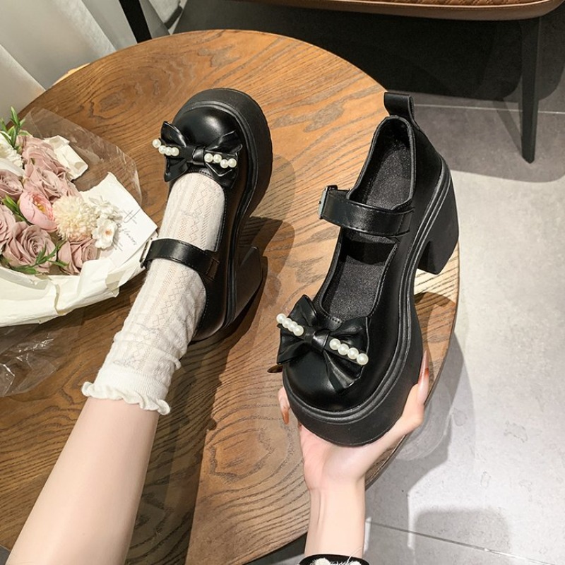 Buty Lolita 2026 Czarne Super  – Women'S Fashion Walking Shoes recenzja i cena
