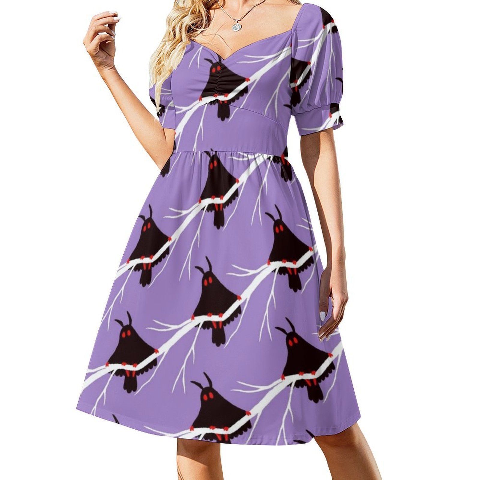 Sukienka damska w kwiaty z mot – Smocked Dress Women recenzja i cena