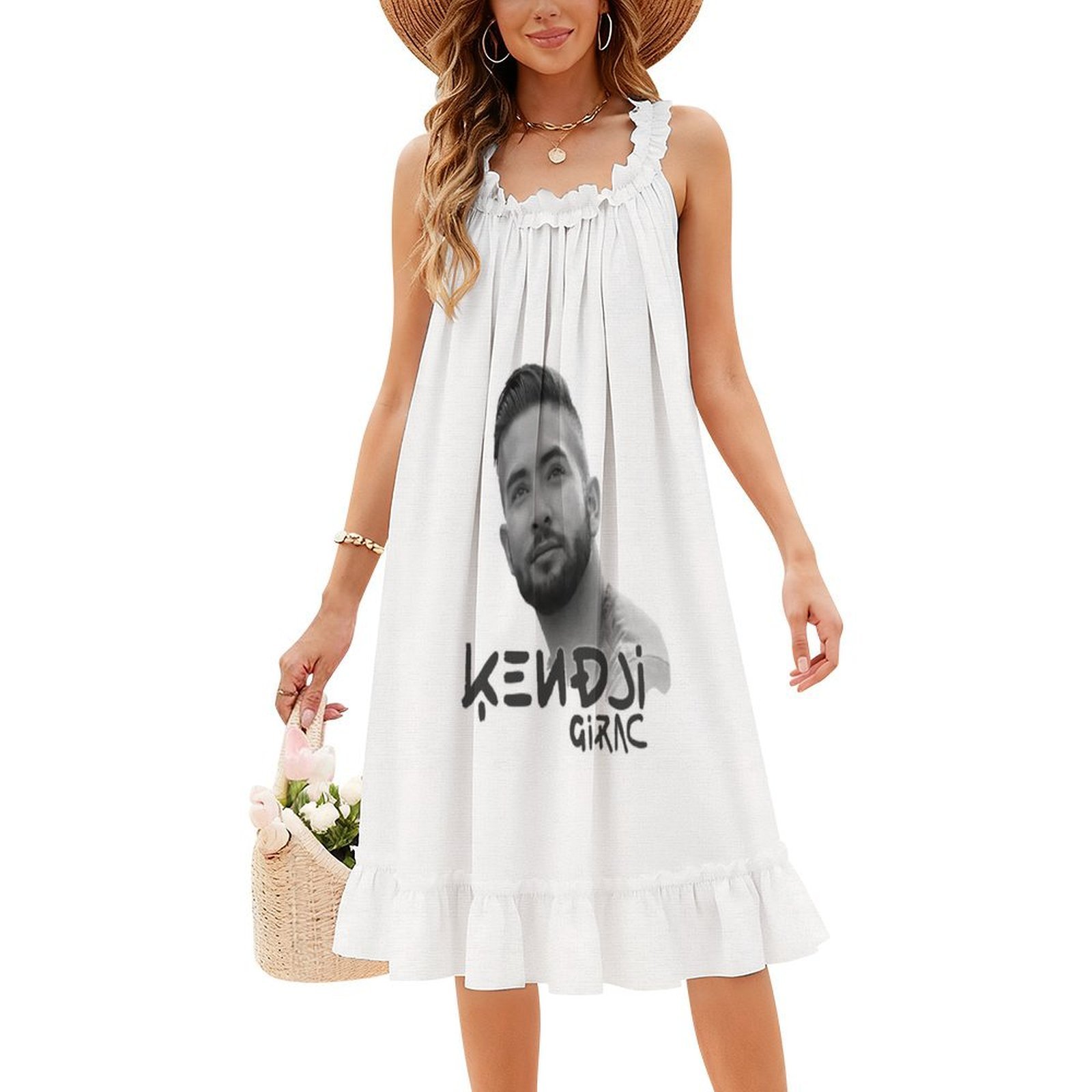 Sukienka Kendji Girac z motywe – Smocked Dress Women recenzja i cena