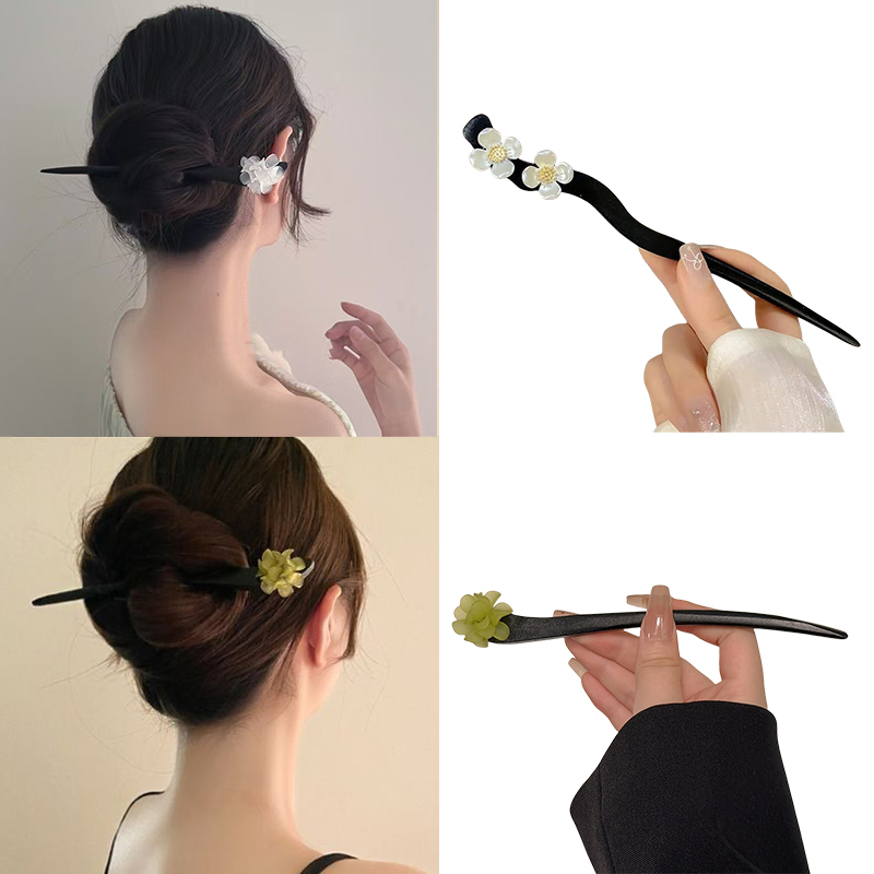 Vintage Chinese Style Wooden F – Women Fashion Hair Style recenzja i cena