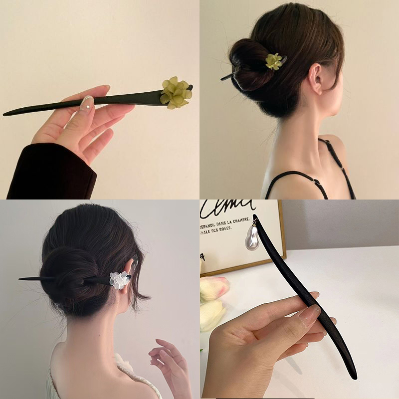 Vintage Chinese Style Wooden F – Women Fashion Hair Style recenzja i cena