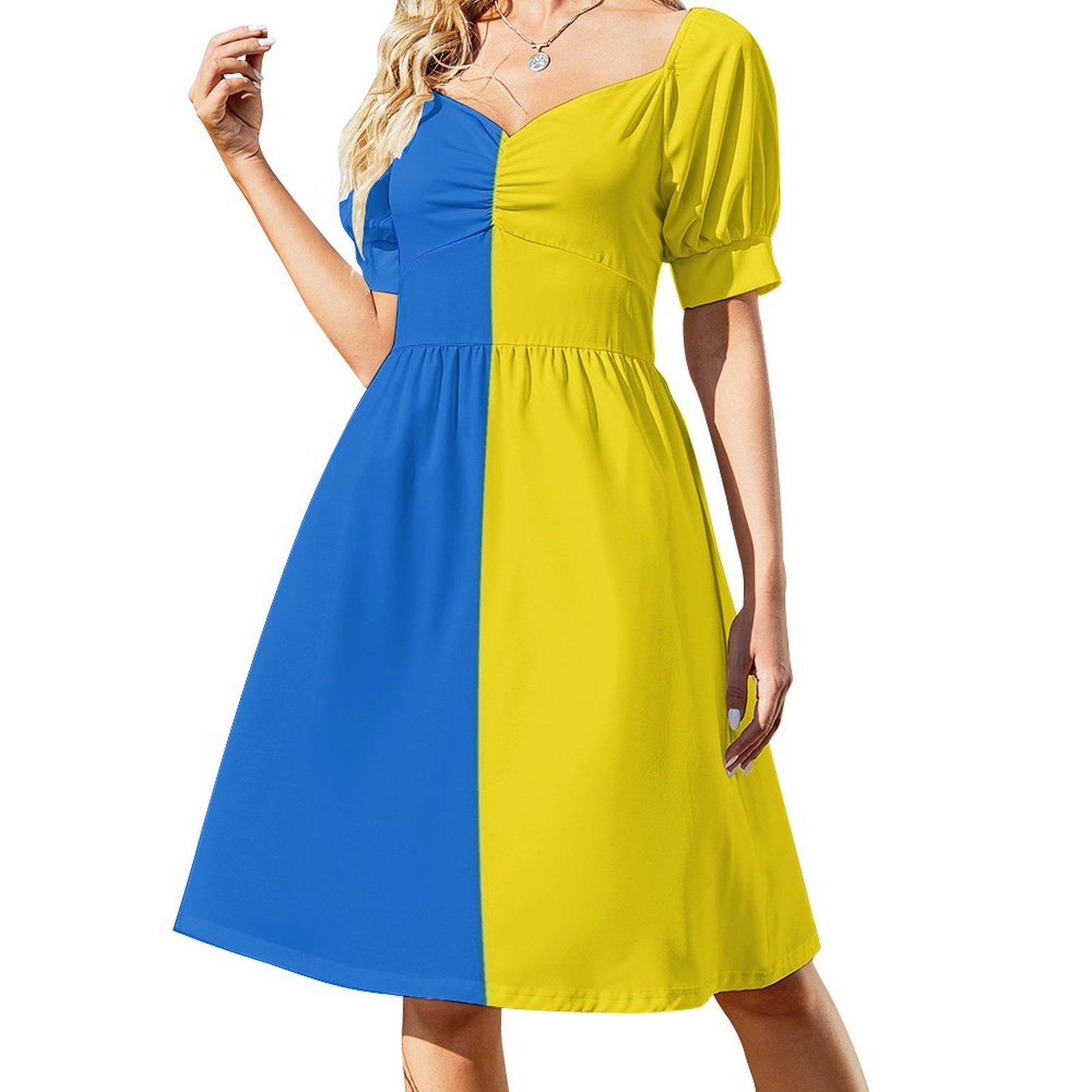 Sukienka damska w kwiaty z mot – Smocked Dress Women recenzja i cena