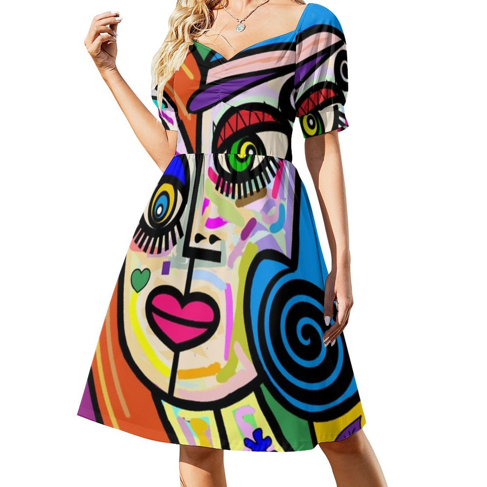 Sukienka damska w stylu funky  – Smocked Dress Women recenzja i cena
