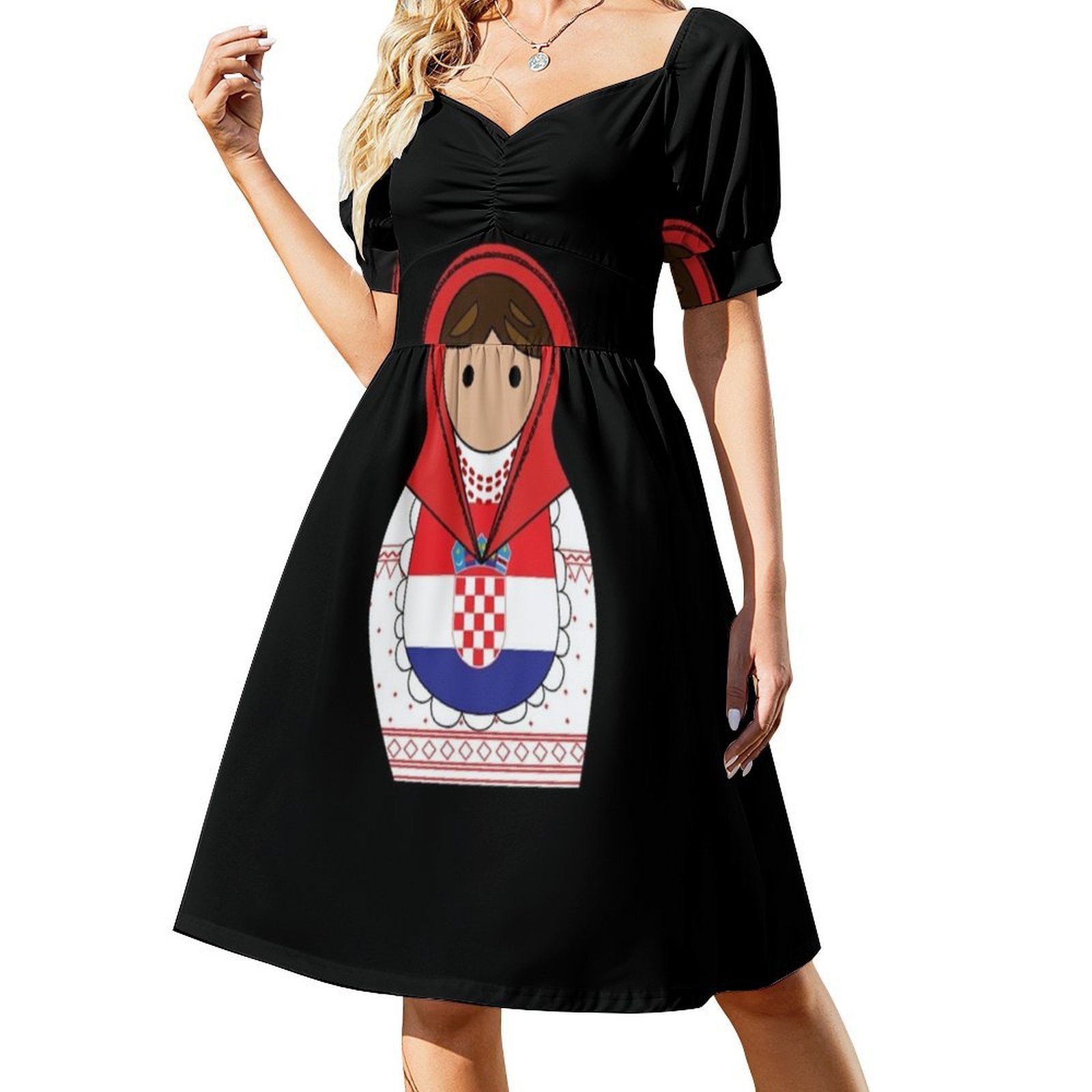 Sukienka damska w stylu kroaty – Smocked Dress Women recenzja i cena