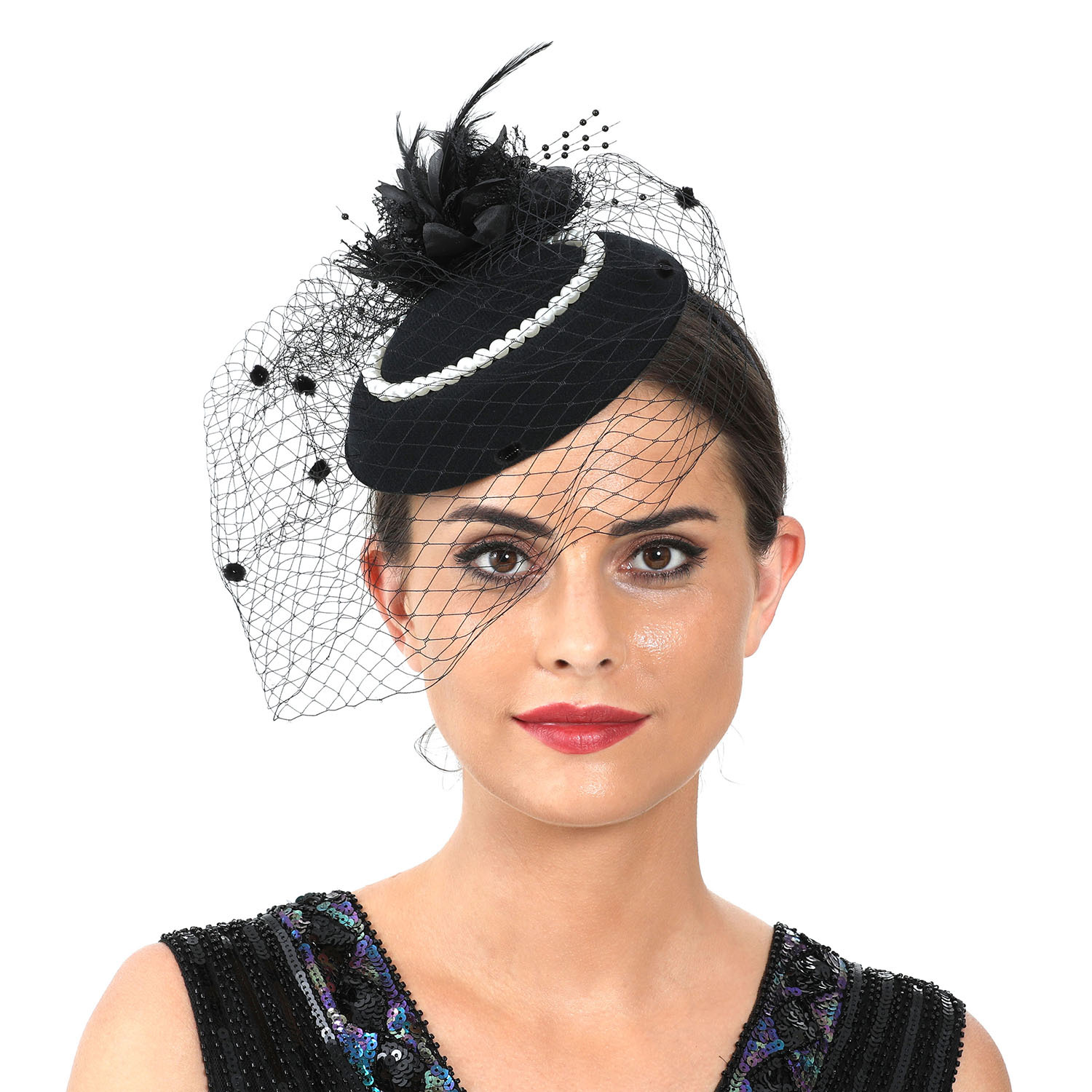 Kapelusz fascinator z piórami  – Women'S Fashion Kentucky Derby recenzja i cena