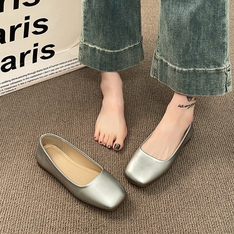 Damskie baleriny z kwadratowym – Women'S Fashion Walking Shoes recenzja i cena