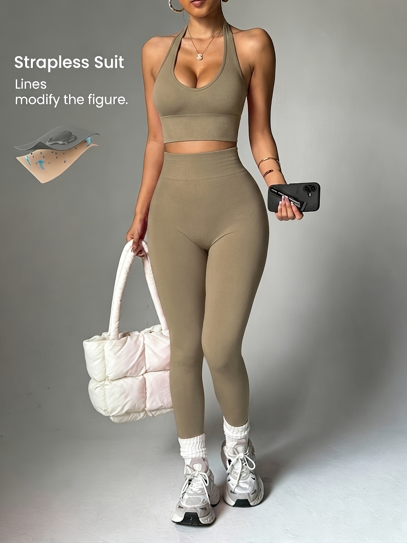 2-częściowy modny, uniwersalny – High Waist Leggings recenzja i cena